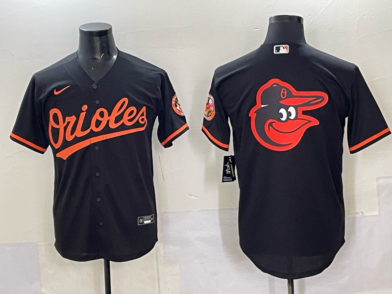 Men 2025 Baltimore Orioles Blank black Nike MLB Jersey style 034->baltimore orioles->MLB Jersey